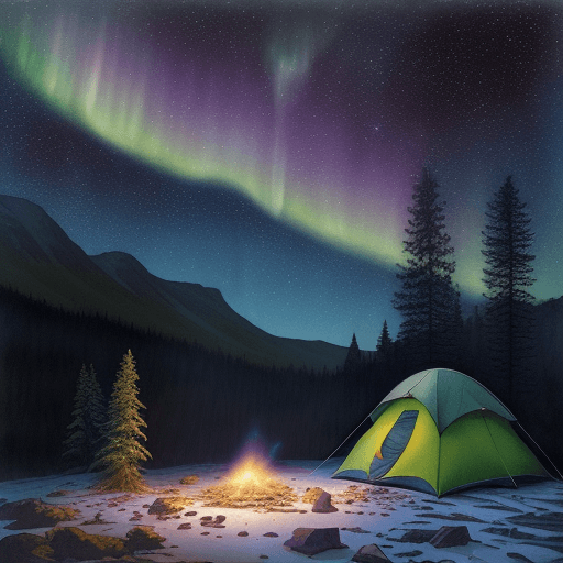 AI generated: Hyper realistic ground level watercolor of night sky phenomena, comet, supernova, constellation, tel...