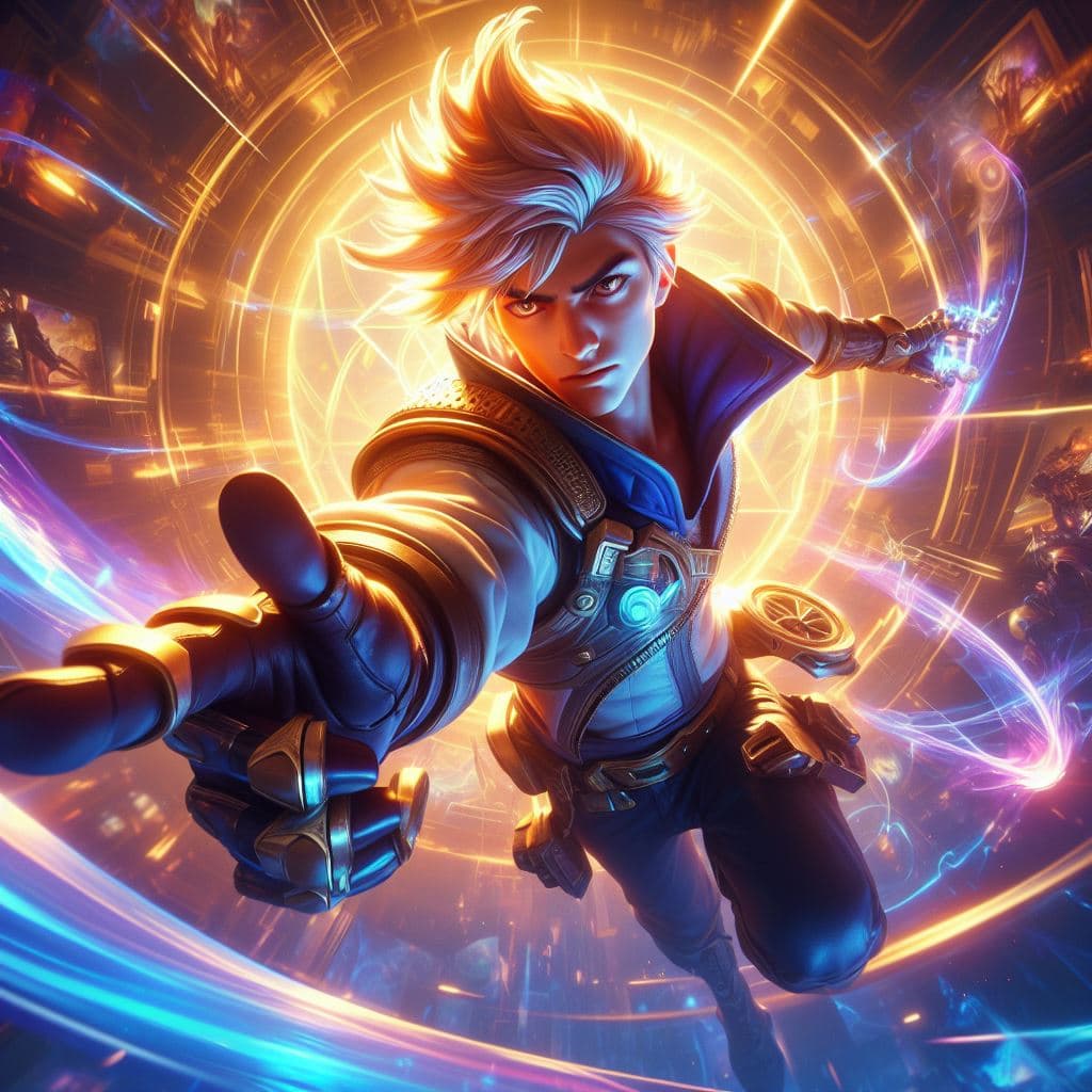 AI generated: Embark on a high-energy journey with Palestine as the central figure of League of Legends. Utilizing...