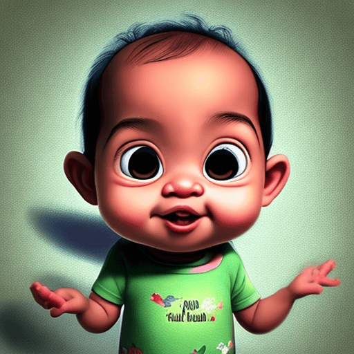 AI generated: anies baswedan, baby pixar-like
