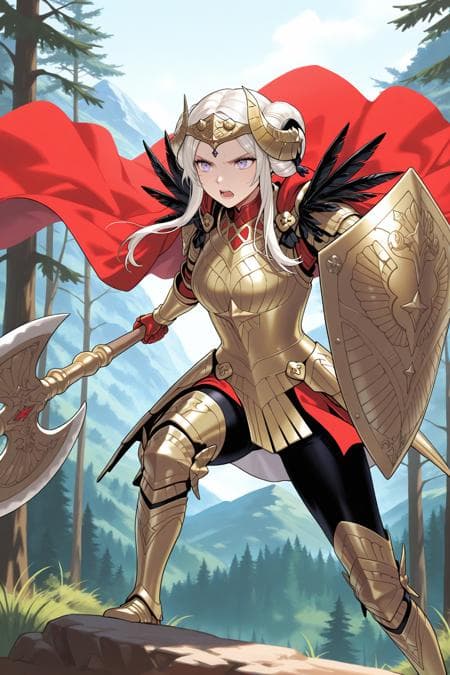 Edelgard von Hresvelg/エーデルガルト (Fire Emblem: Three Houses) SDXL LoRA | 6 Outfits [Illustrious]