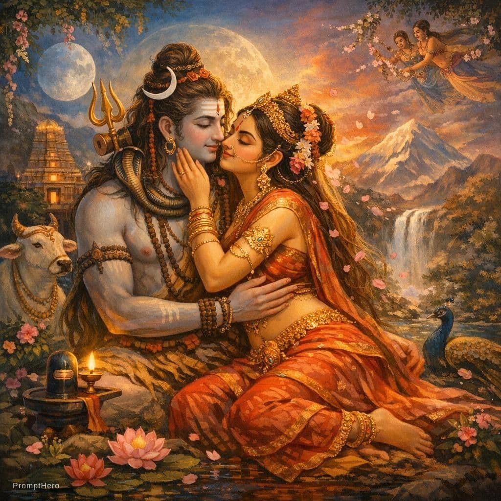 AI generated: Arthanaeeswarar romance