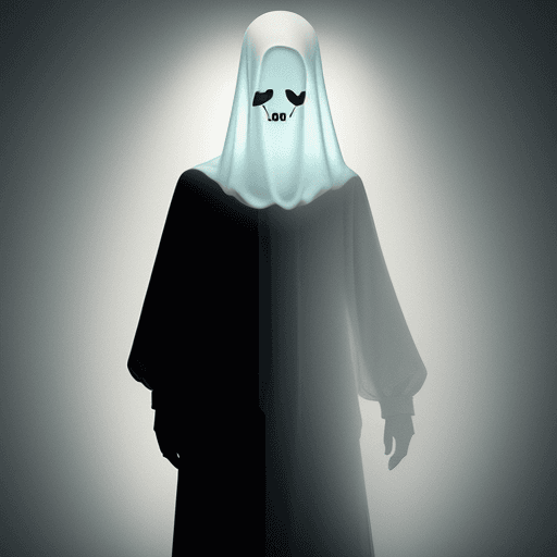 AI generated: headless ghost
