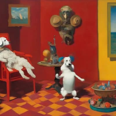 AI generated video: these dogs start dancing like craaaaaaaaaaazy