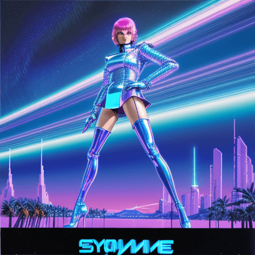 AI generated: hajime sorayama 80s retro futurism sci-fi concept contemporary illustration fantasy landscape sky cl...
