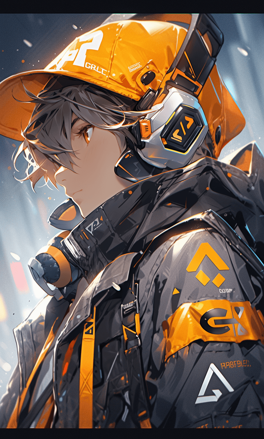 AI generated: sci fi character art, cool artwork, futuristic style, in the style of 32k uhd, atey ghailan, geoff j...