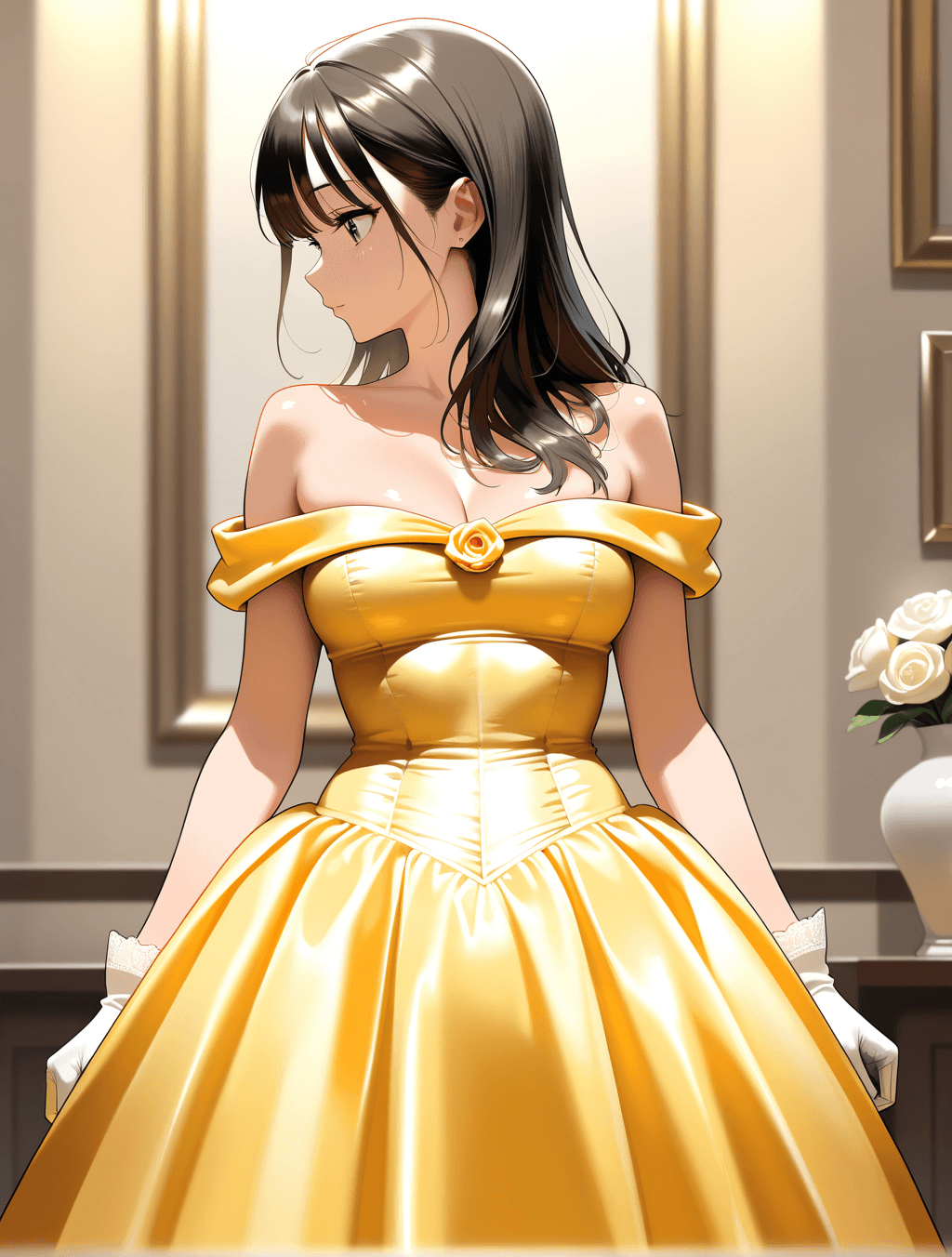 bell's yellow gown - Image 1