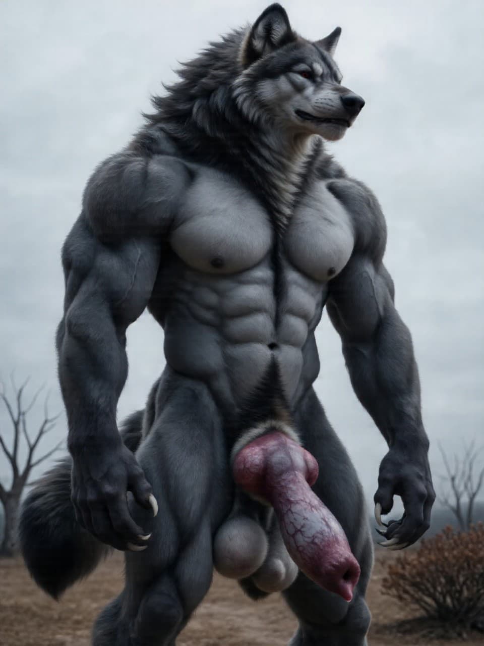 Detailed Canine Penis - Image 3