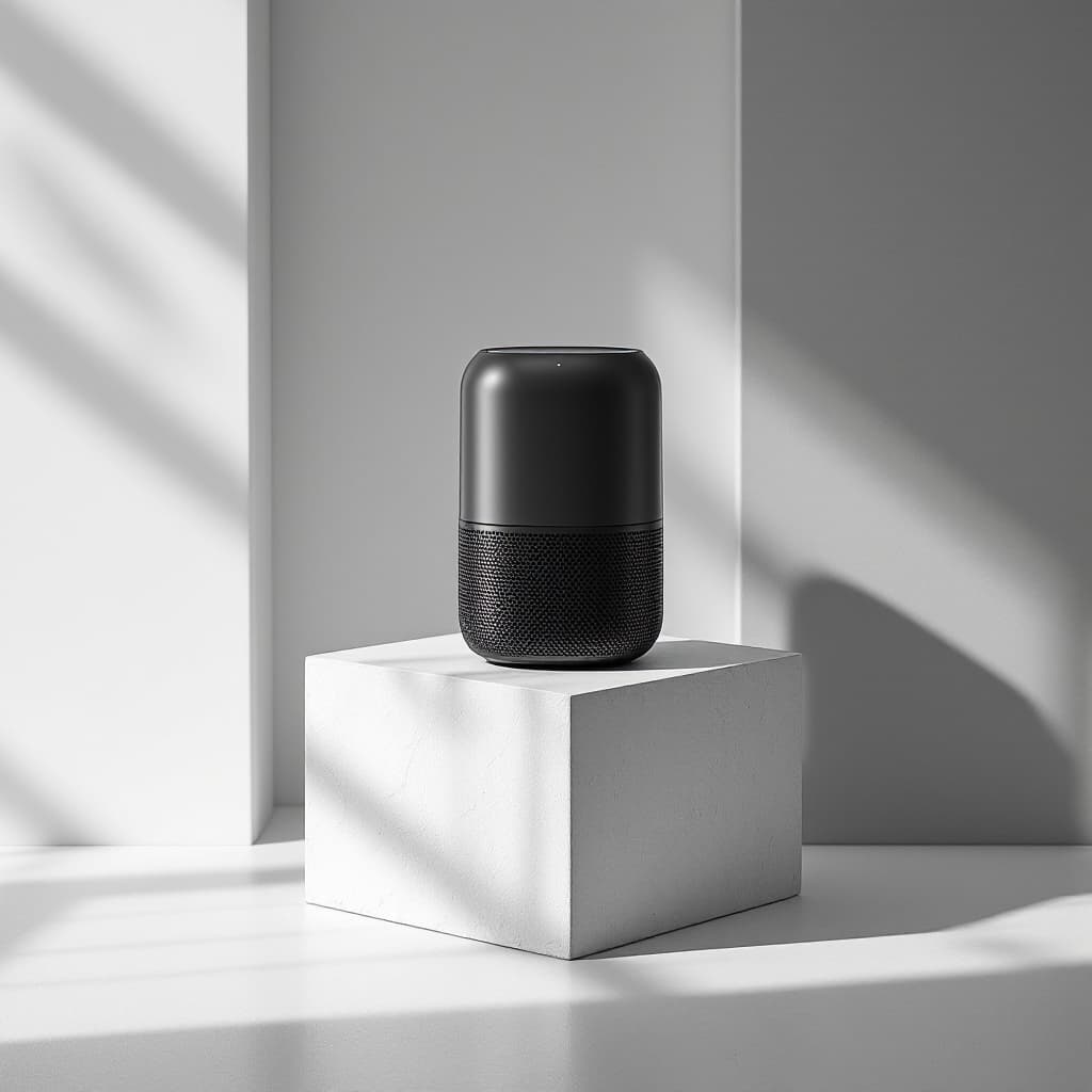 AI generated: productive photography, super resolutions, a  new modern air purifier product presentation, adesign ...