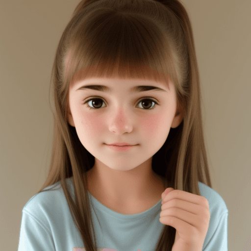 AI generated: cute 13 year old girl 