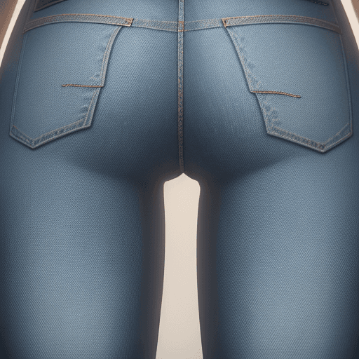 AI generated: hot  women in jeans close-up realism, high detail, octane render, 8k