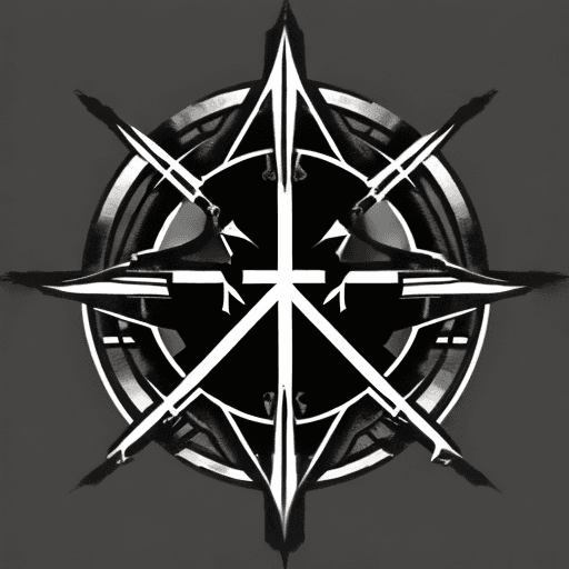 AI generated: Anarchy Equals Peace Logo Design
