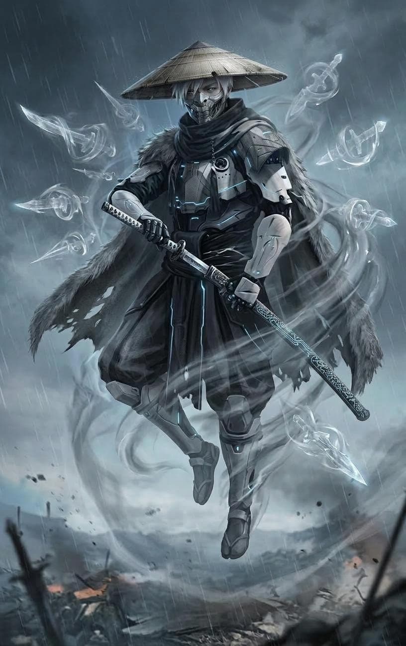 AI generated: create a male demon that Has the ability to manipulate air to his will including creating weapons of...