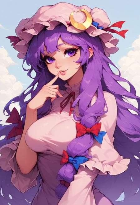 Patchouli Knowledge パチュリー・ノーレッジ (Touhou) Pony Illustrious