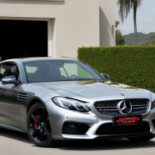 AI generated: Tom cruise drive with benz