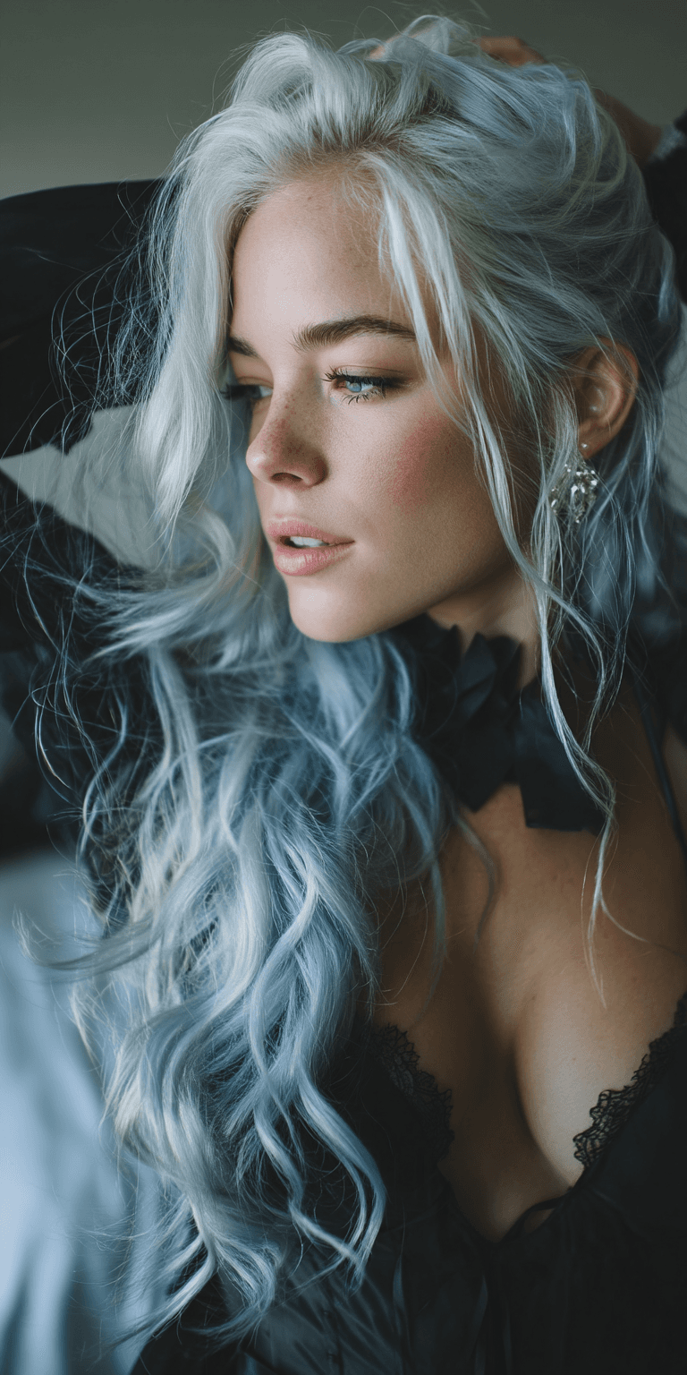 AI generated: fashion model, ultra-realistic portrait, shot on a Sony A7III, high quality --no freckles, blemishes...