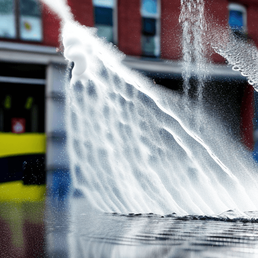 AI generated: water being thrown out