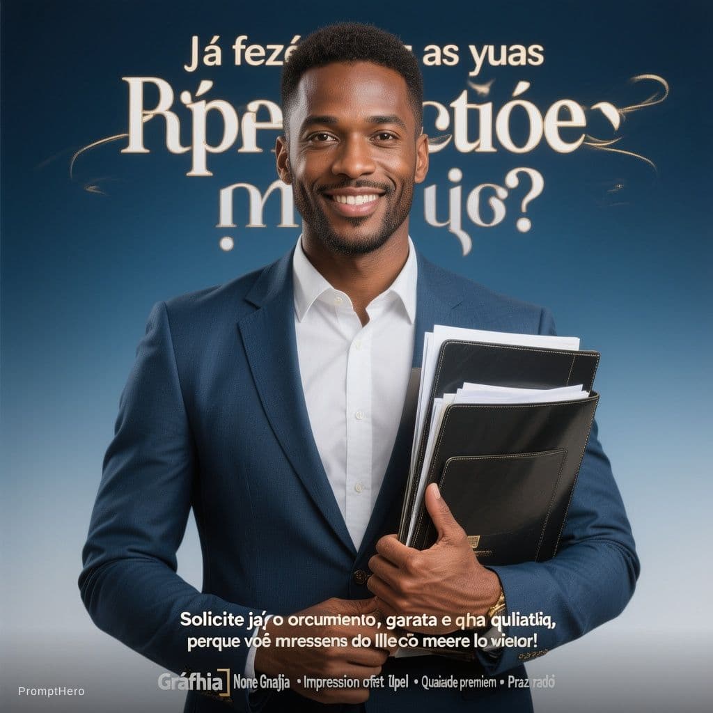 AI generated: Crie uma imagem com este prompt
Flyer publicitário vertical moderno e elegante para gráfica rápida, ...
