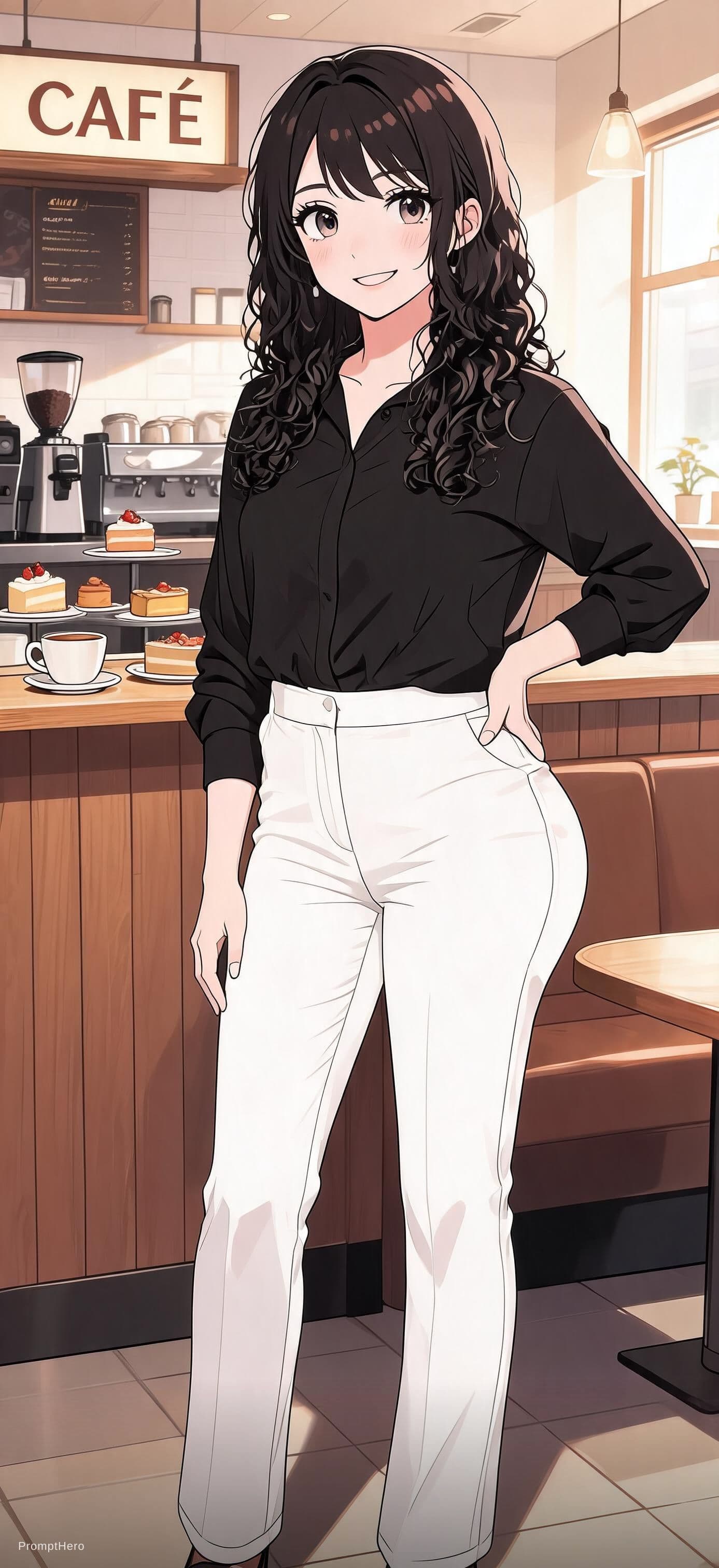 AI generated: amazing anime girl anime style beautiful 21 year old girl, cool cute cute anime girl, cute girl grea...