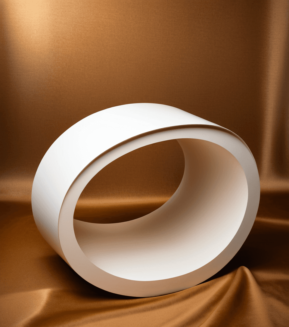 AI generated: a white platform sitting on top of a brown cloth, inspired by Anna Füssli, trending on pexels, abstr...