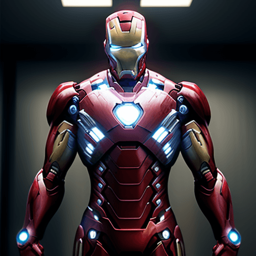 AI generated: Ironman as a businessman, realistic, dramatic light