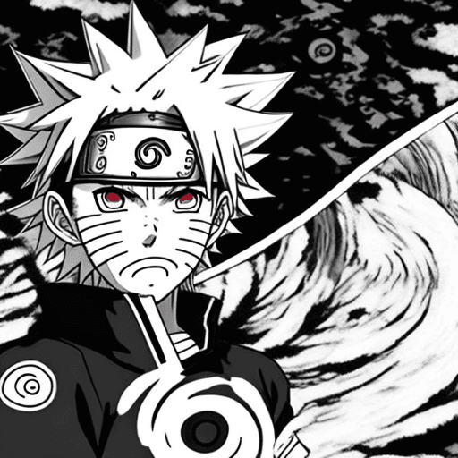 AI generated: - Artistic Image: Type of Image: Manga Style, Subject Description: Within the world of "Naruto's" or...