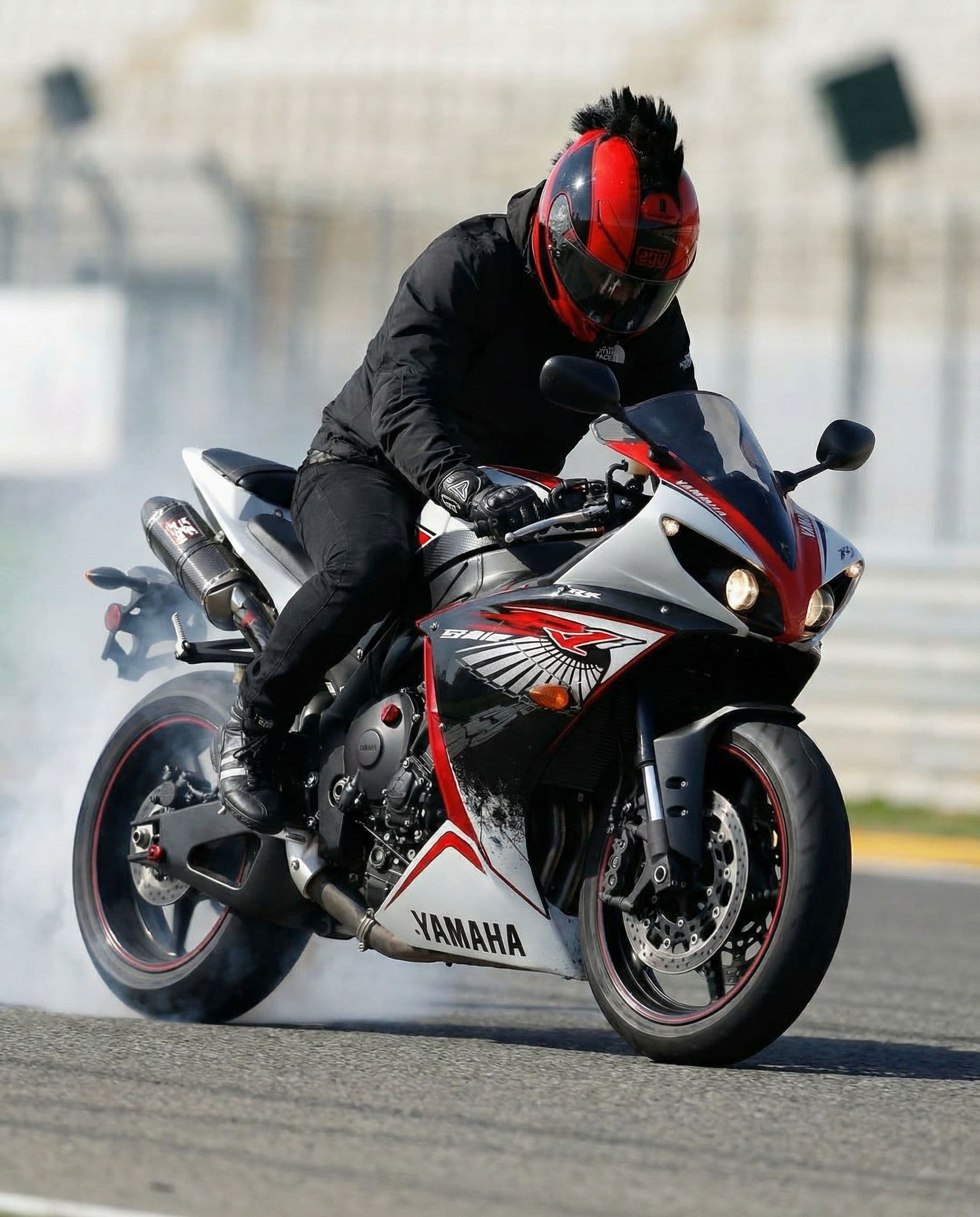 AI generated: Change the bike to be the uploaded bike