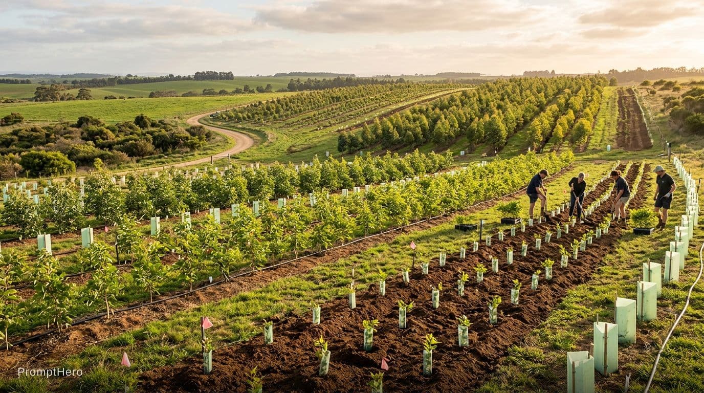 AI generated: Next year they planted 15 saplings and 20 in the third year. They continued planting more and more s...