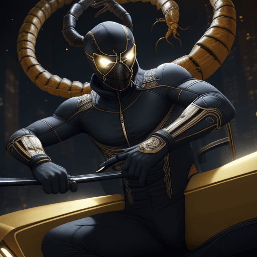AI generated: Scorpion millionaire ,4 k , ultra HD 