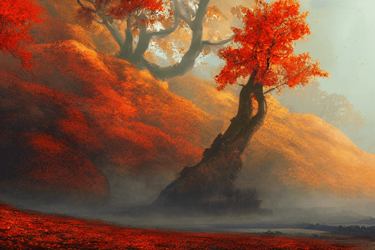 AI generated:  lush landscape, amazing cinematic concept painting, trees, intricate, tone mapped, highly detailed,...