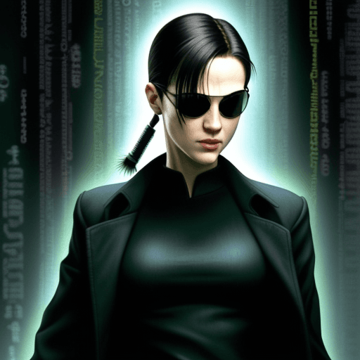 AI generated: An agent from the Matrix