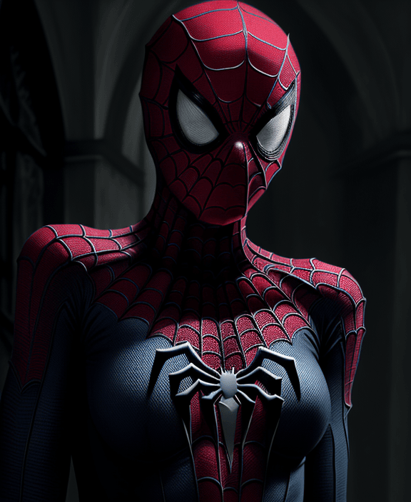 AI generated: Scary ancient spiderman Female superior ancient Strigoi vampire, horror, ultra-detailed, HDR, cinema...