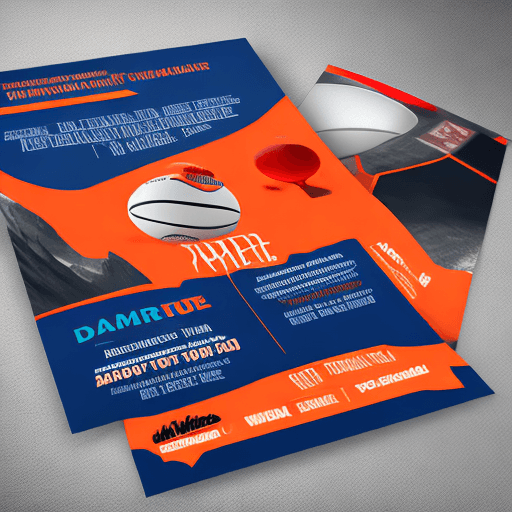 AI generated: create a flyer for upcoming sports event announcement