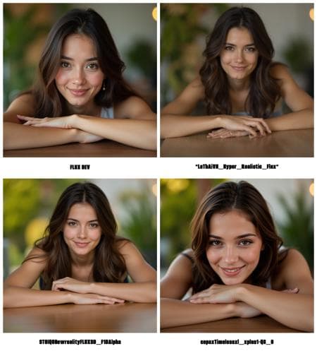 FLUX Model Compare x4 - Image 1