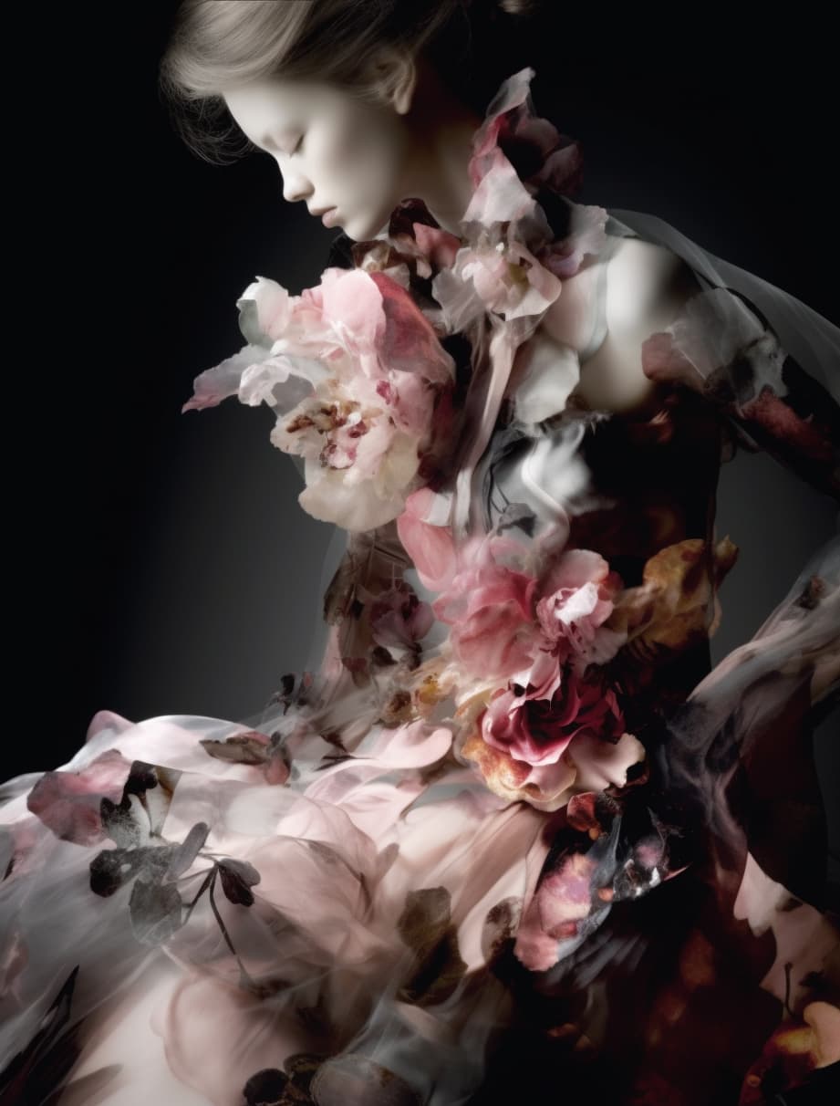 AI generated: girl. every detail is perfect. High quality photo. nick knight --v 5 --ar 3:4