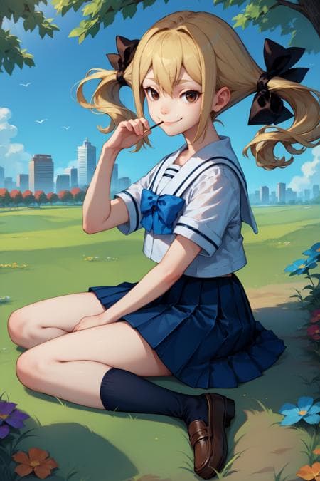 Frau Koujiro/古郡 こな (Robotics;Notes) SDXL LoRA [Pony Diffusion]