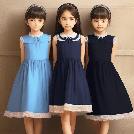 AI generated: Girls dress