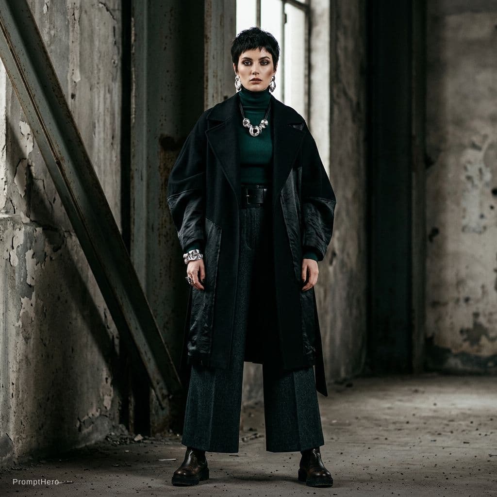 AI generated: fashion editorial photograph, women, shot on a Canon EOS 5D Mark IV --chaos 75 --ar 1:2 --profile rs...
