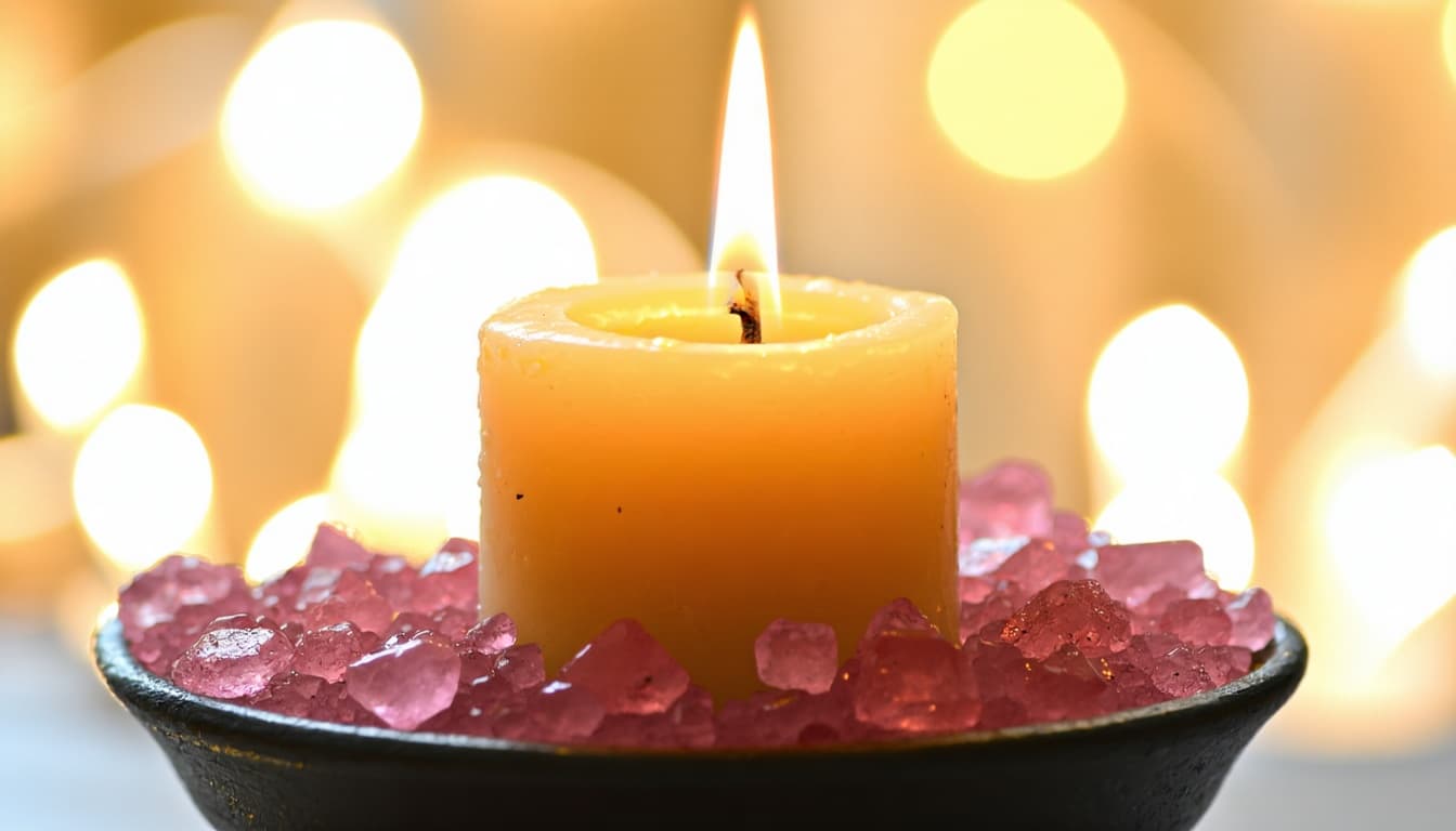 AI generated: a spiritual picture of a funeral candle. very realistic