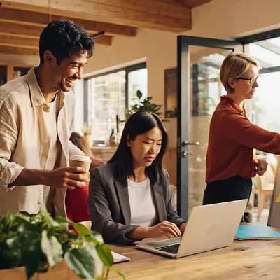 AI generated video: This is not a corporate training video. It is a human, informal, hands-on AI learning retreat inside...