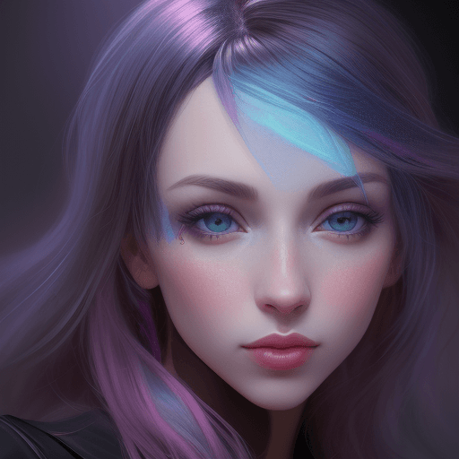 AI generated: lucinda lafleur | holographic photography shoots, in the style of tanya shatseva, daz3d, street pop,...
