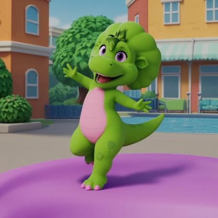 Baby Bop Barney's world