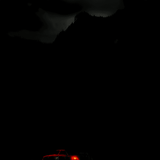 AI generated: GRAPHIC rusty color tones, Car Alsvin Changan dark colors, halloween , bats, spiderweb , gothic, dar...