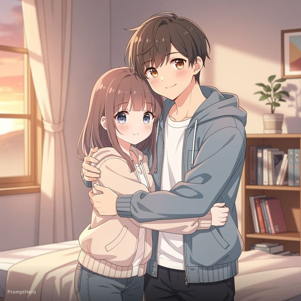 AI generated: Fondeling boobs anime