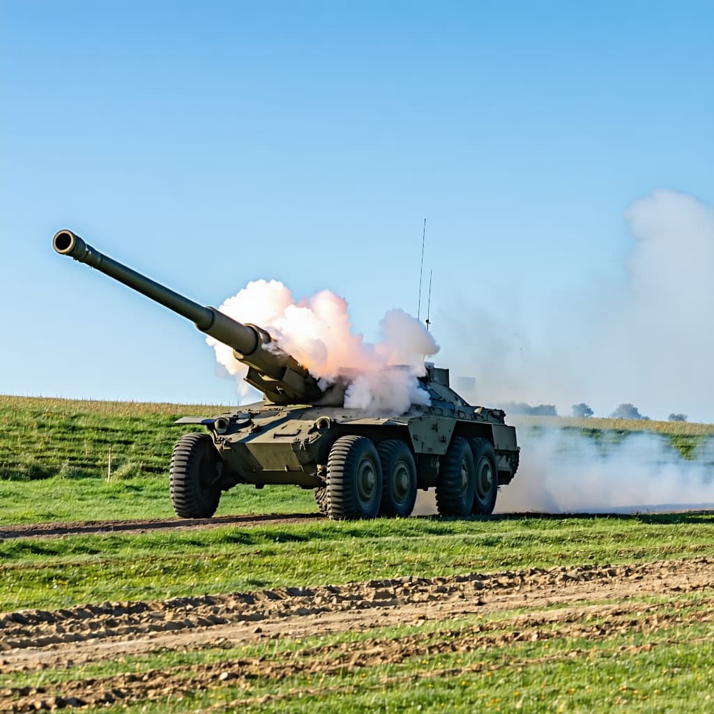 AI generated: artillery