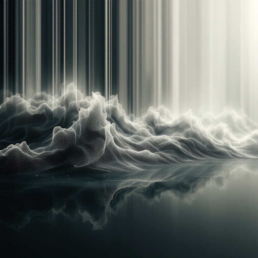 AI generated: generate a unique image, Arthur Rackham's Long Exposure Waveform 