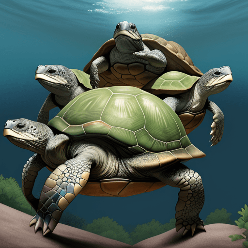 AI generated: Turtles all the way down