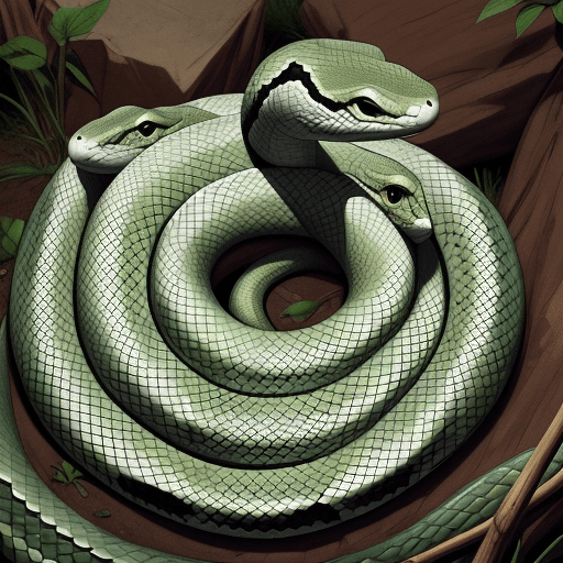 AI generated: snakes
