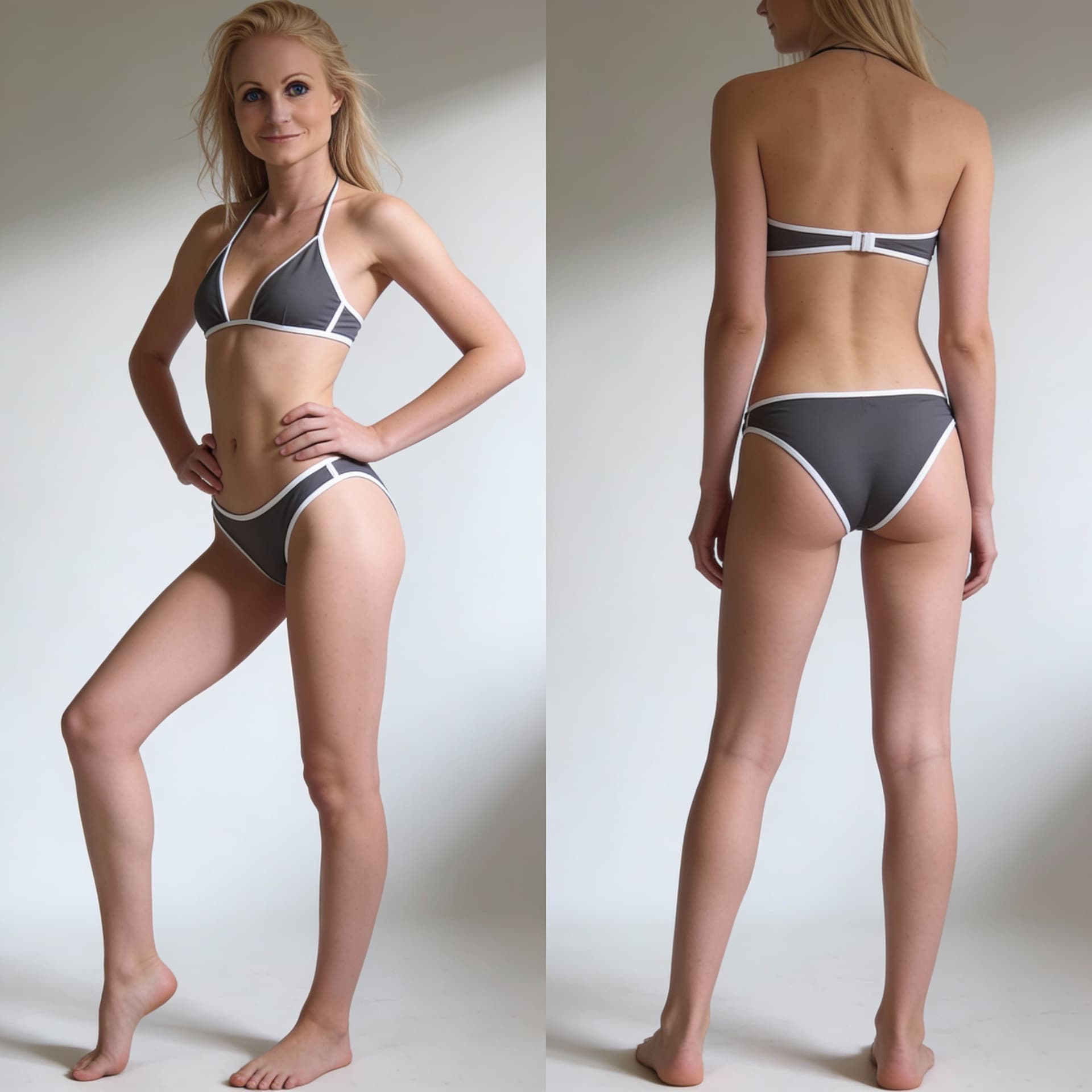 AI generated: [--- Разделение изображения ---]
split image into two halves:
left half — frontal view of the model ...