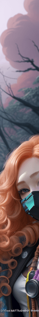AI generated: niji, anime key visual, selfie shot angle of a powerful (Woman:1.1) Druid, Twirl pose, Side-swept cu...