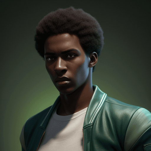 AI generated: Full length, front view hyper realistic photo, arms at sides, glowing dark brown eyes, young fair-sk...